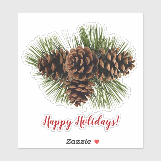 Pine Cones Sticker (Sheet)