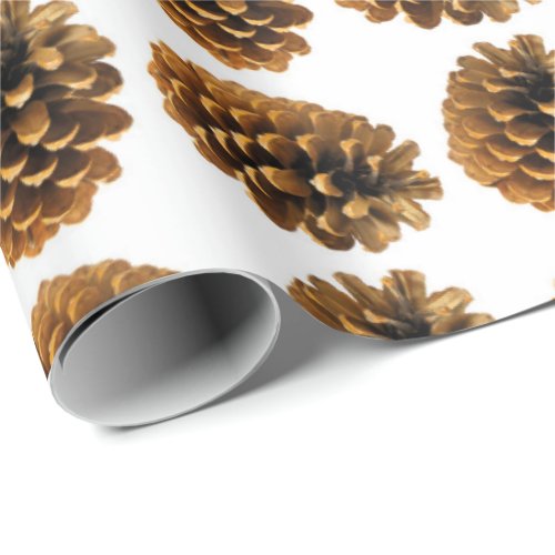 Pine cones Wrapping Paper
