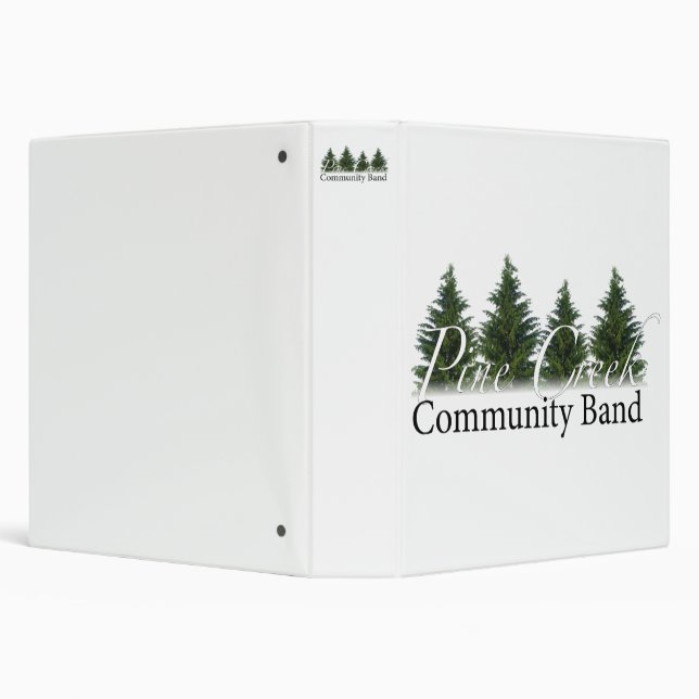 Pine Creek Community Band 3-ring Binder (Background)
