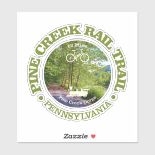 Pine Creek Rail Trail (cycling c) Sticker
