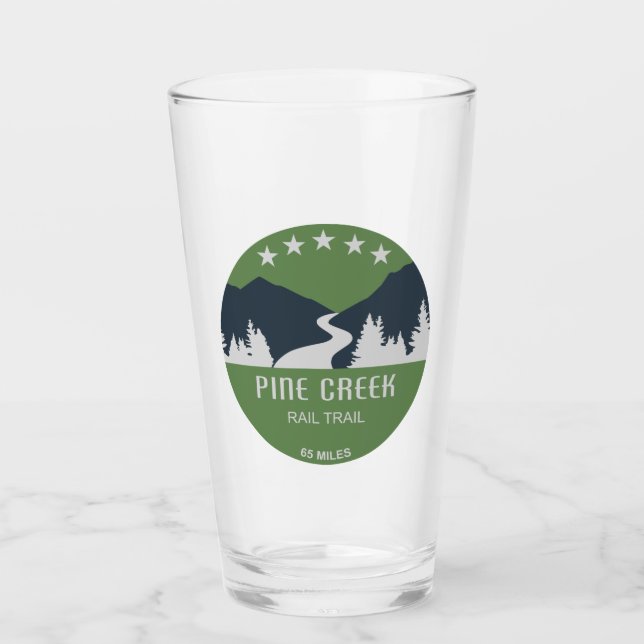 Pine Creek Rail Trail Glass (Front)