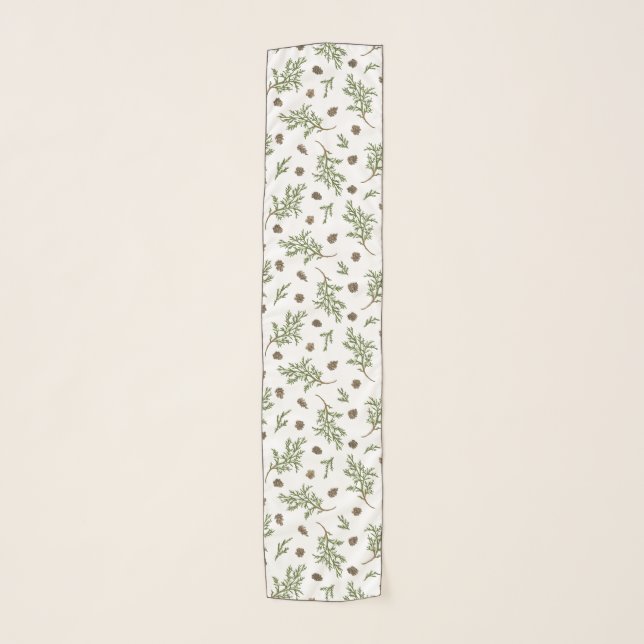 Pine Design Scarf (Front)