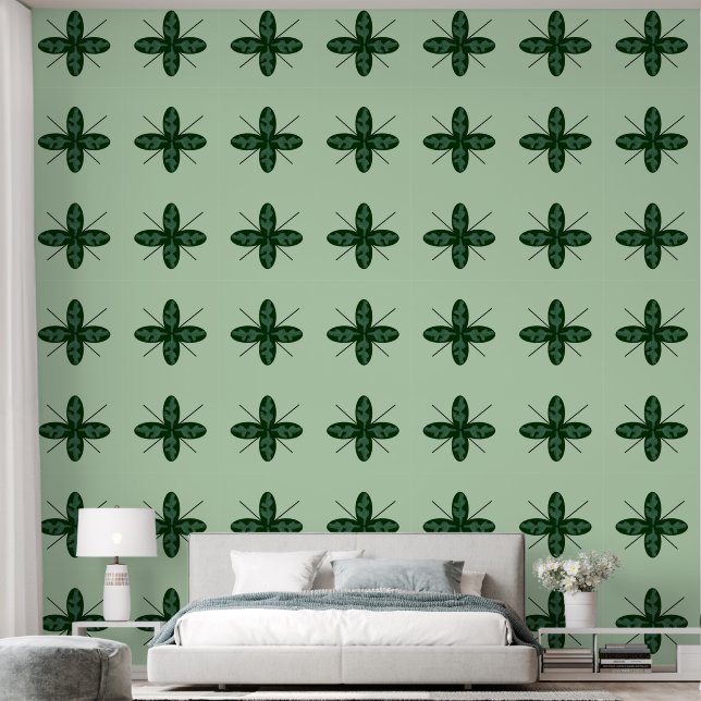 Pine Design Wallpaper (Bedroom)