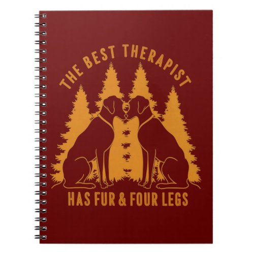 Pine Dogs Serene Canine Bond Notebook