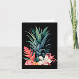 Pine Floral Flowers Summer Vacation Pines Hawaii Card