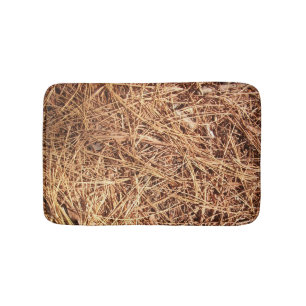 Pine Forest Floor, Pine Needles Bathroom Mat