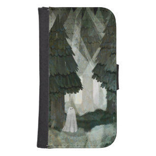 Pine Forest Ghost Galaxy S4 Wallet Case