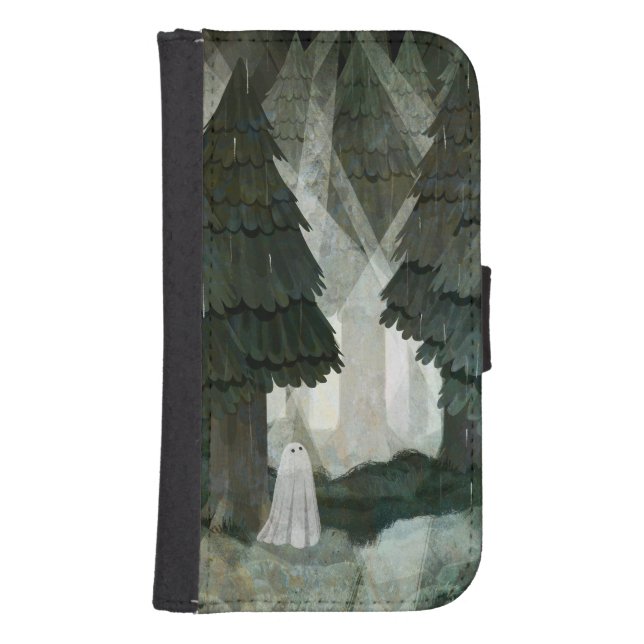 Pine Forest Ghost Samsung Galaxy Wallet Case (Front)