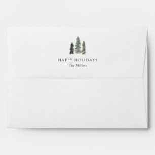 Pine Forest Holiday Envelope