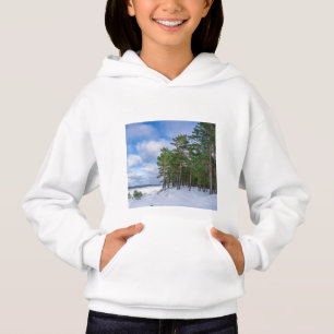 Pine forest near sea coast in Latvia Hoodie
