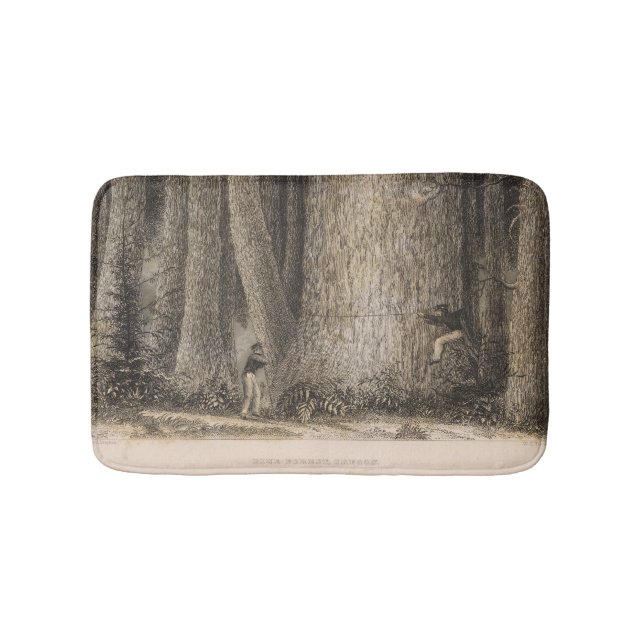 Pine Forest, Oregon Bathroom Mat (Front)