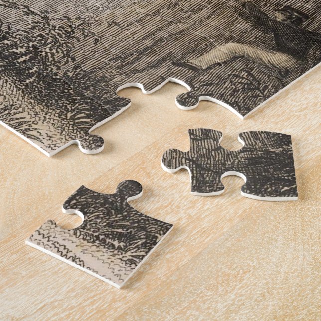 Pine Forest, Oregon Jigsaw Puzzle (Side)