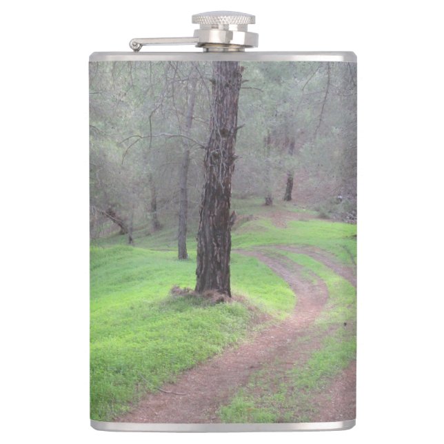 Pine Forest Road Flask (Front)