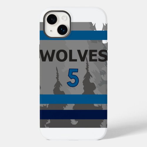 Pine forest with anthony edwards number Case_Mate iPhone 14 plus case