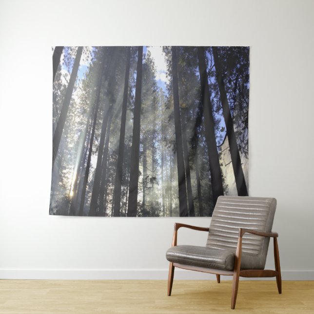 Pine Forest With Sunshine Nature Tapestry (In Situ (Horizontal))