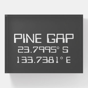 Pine Gap Latitude Longitude   Paperweight