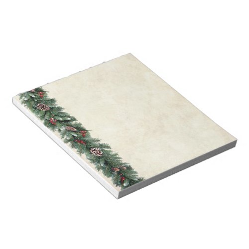 Pine Garland Notepad