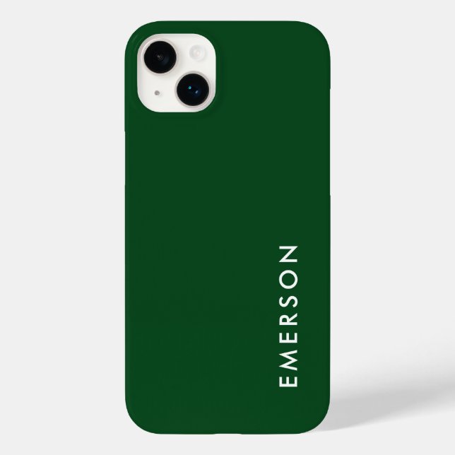 Pine Green Color Name Case-Mate iPhone Case (Back)
