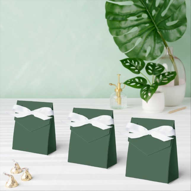 Pine Green Favor Boxes (Multiple)