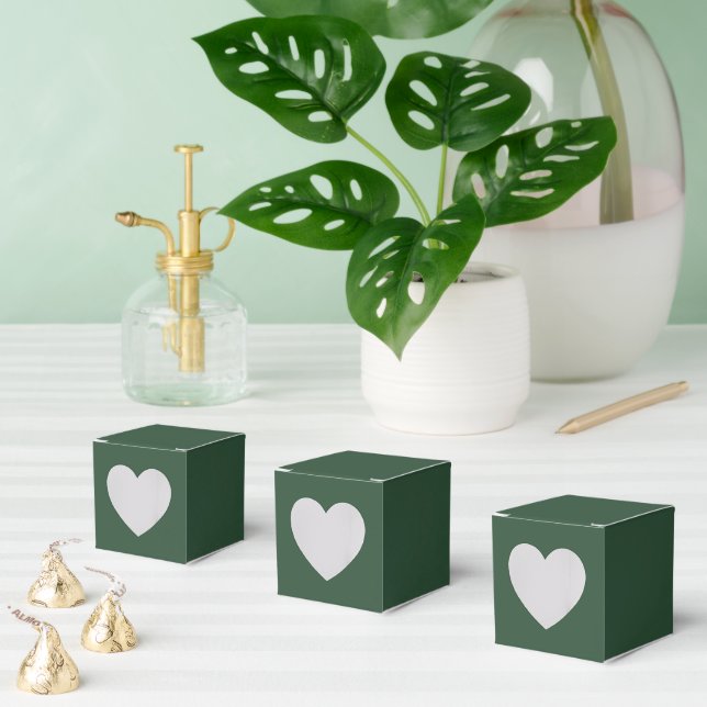 Pine Green Favor Boxes (Multiple)