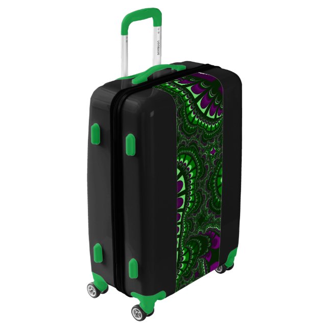 Pine Green Remix Luggage (Rotated Left)