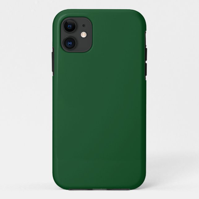 Pine Green  (solid color)  Case-Mate iPhone Case (Back)
