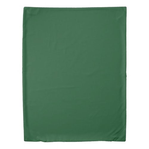 Pine Green  solid color  Duvet Cover