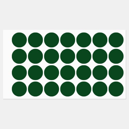 Pine Green  solid color  Labels