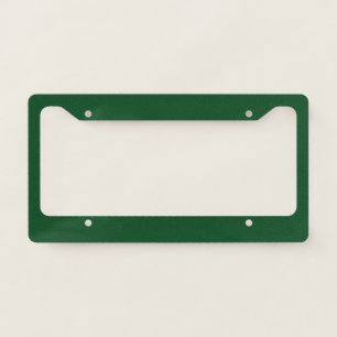 Pine Green  (solid color)  License Plate Frame