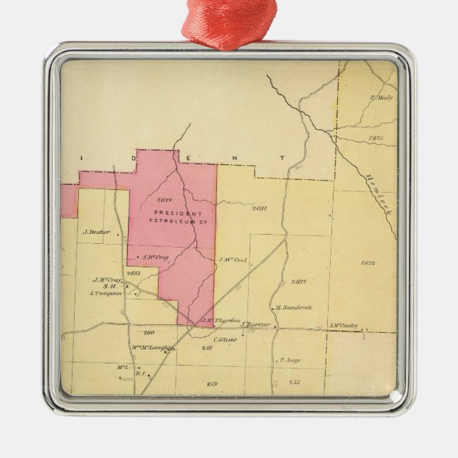 Pine Grove Township Metal Ornament (Front)