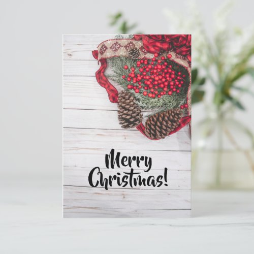 Pine  Holly Collection Card