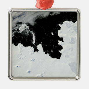 Pine Island Bay in West Antarctica Metal Ornament