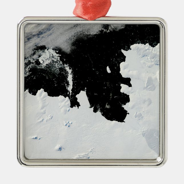 Pine Island Bay in West Antarctica Metal Ornament (Front)