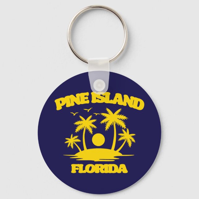 Pine Island Florida Keychain (Front)
