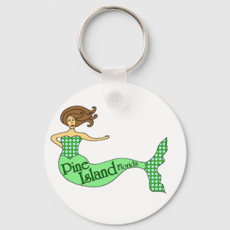 Pine Island, Florida Mermaid Keychain