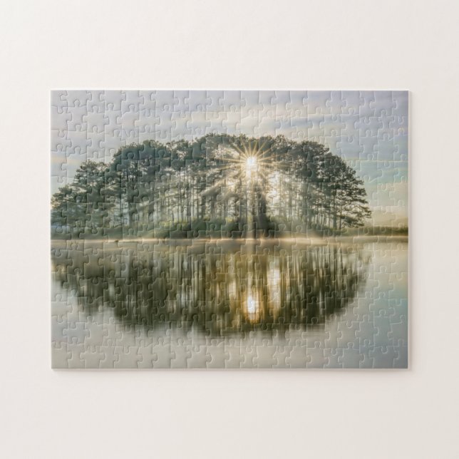 Pine Island Sunray Jigsaw Puzzle (Horizontal)