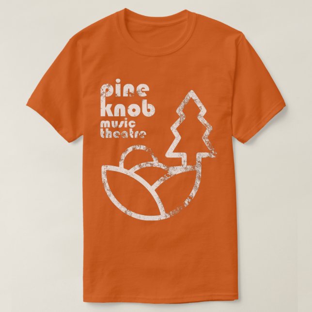Pine Knob Music Theatre  Vintage Distressed Worn L T-Shirt (Design Front)