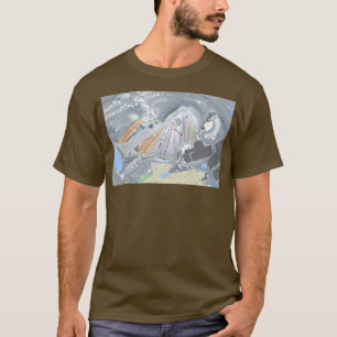 Pine Knob Resort Trail Map T-Shirt