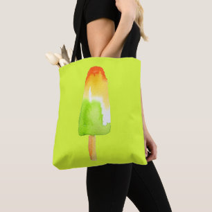 Pine Lime popsicle pop art cute food Tote Bag