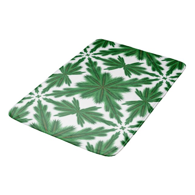 Pine Mandala Bath Mat (Angled)