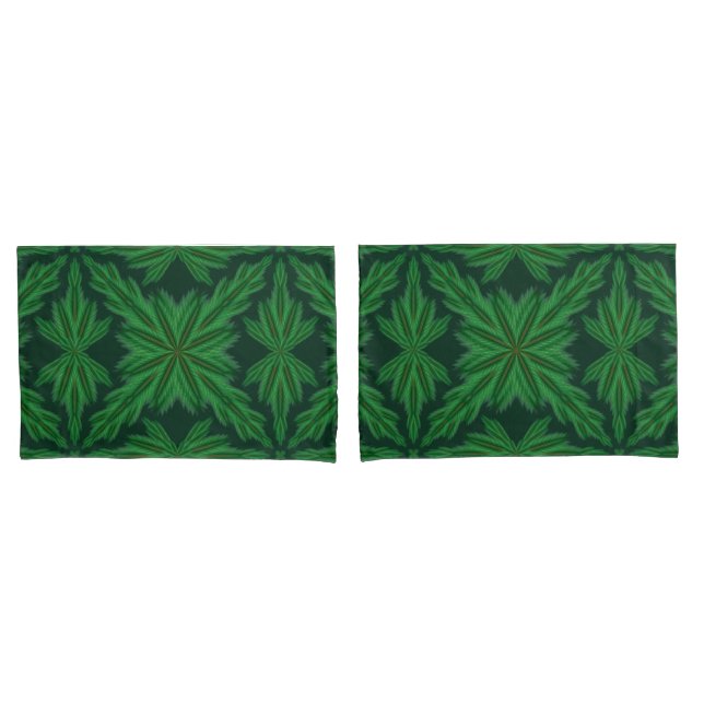 Pine Mandala Forest Standard Pillowcases (Front-Set)