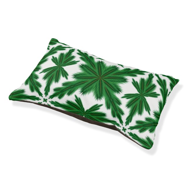 Pine Mandala Pet Bed (Angled)