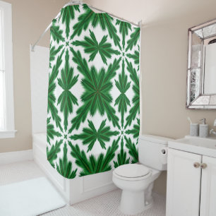 Pine Mandala Shower Curtain