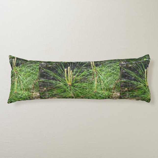 Pine Needles by Kenneth Yoncich Body Pillow (Front)