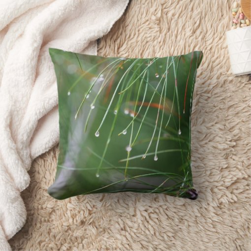 Pine Needles pillow Zazzle
