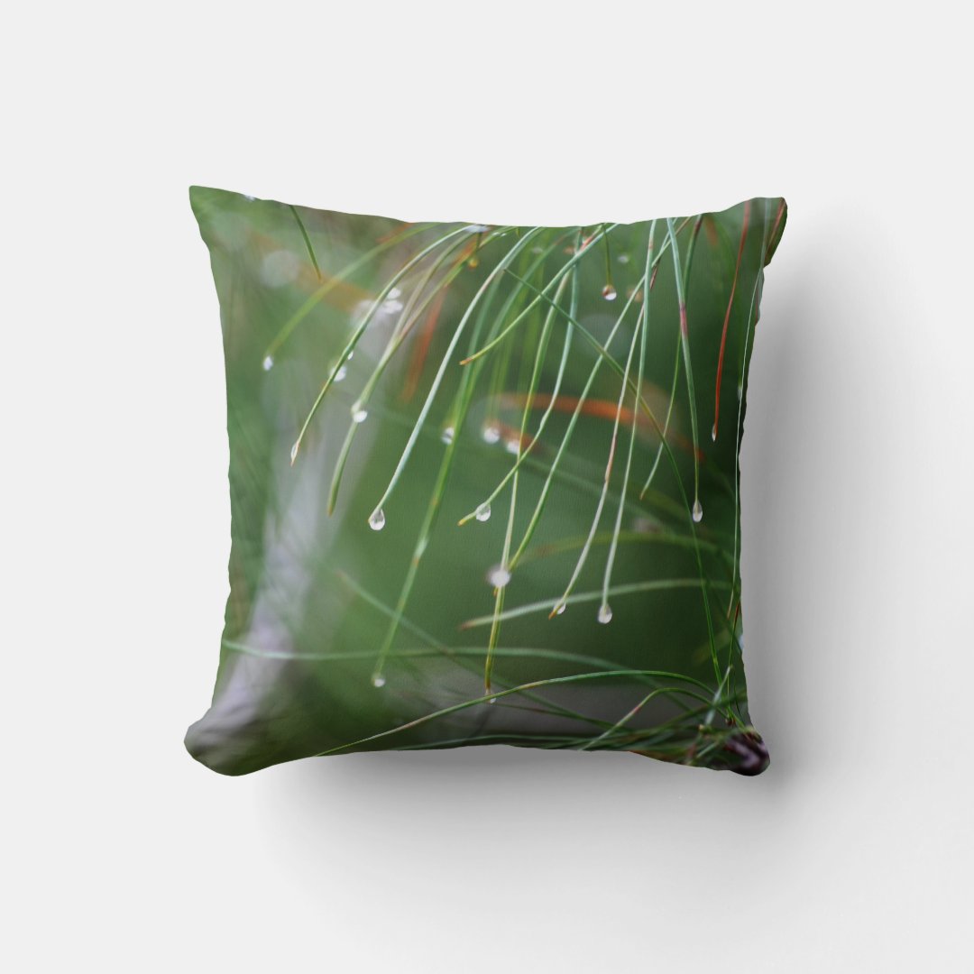 Pine Needles pillow Zazzle