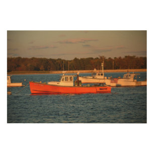 Pine Point Maine 36"x24" Wood Wall Art