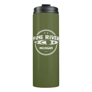 Pine River Michigan Kayaking Thermal Tumbler