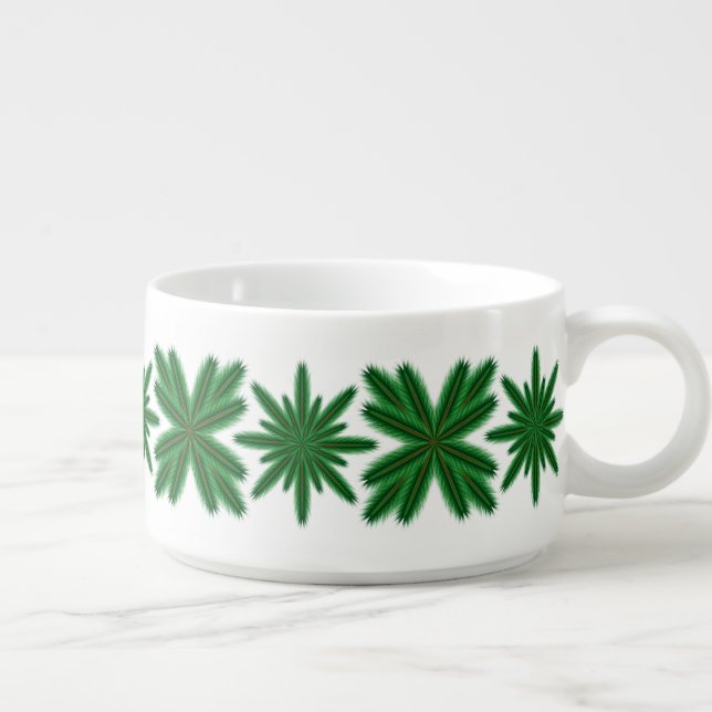 Pine Snowflakes Bowl (Left)