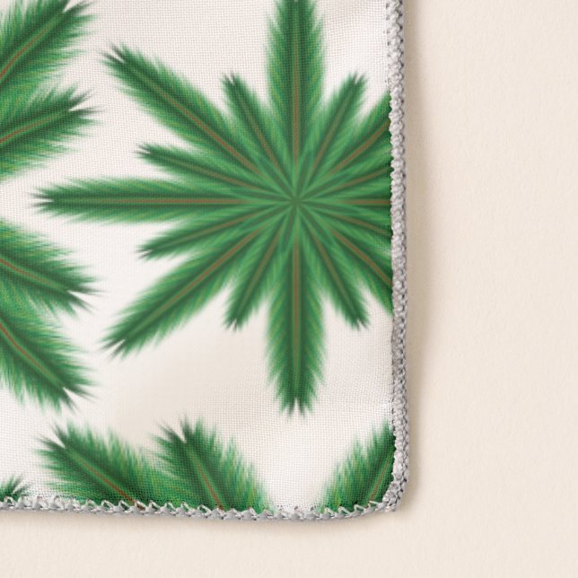 Pine Snowflakes Scarf (5 Sizes) (Detail)